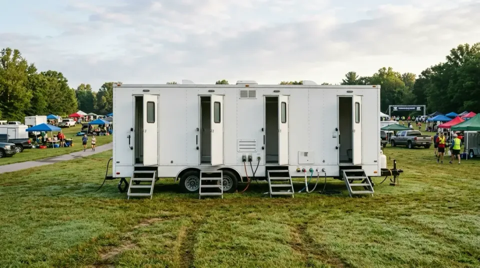 Mobile Shower Trailer — Outdoor Event Mobile Shower Trailer — Outdoor Event