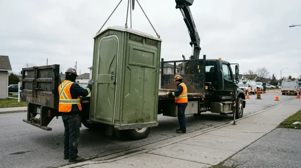 Portable Toilet — Outdoor — Portable Toilet, Boom Truck, Crane Arm, Outdoor, Luxury Restroom Trailer Rental,…